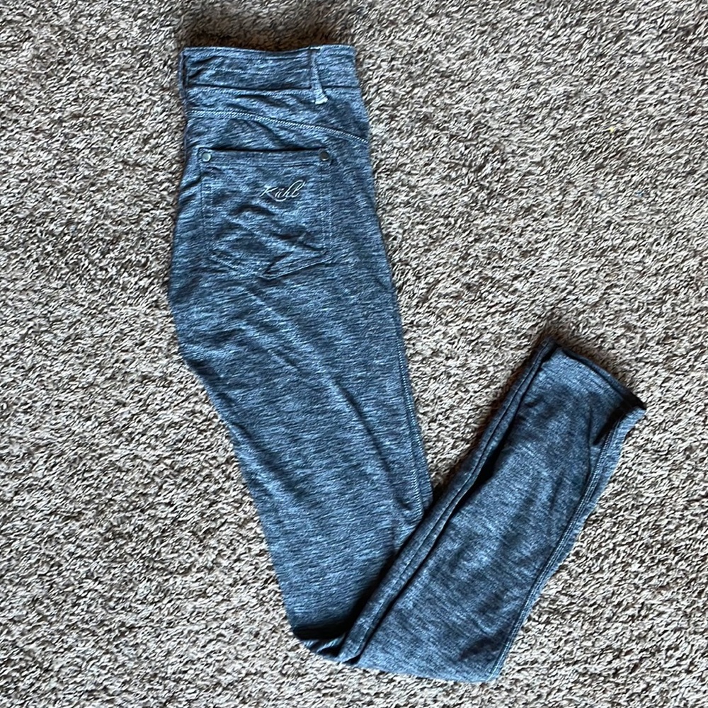 KUHL leggings w/ real pockets, grey size 2